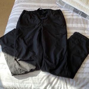 Ski pants with felt lining